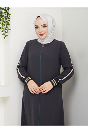 Gündelik Hac Ve Umrelik Ribanalı Şeritli Ferace