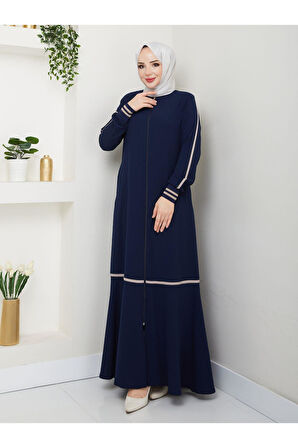 Gündelik Hac Ve Umrelik Ribanalı Şeritli Ferace