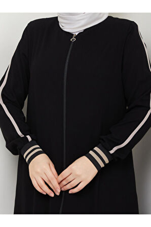 Gündelik Hac Ve Umrelik Ribanalı Şeritli Ferace