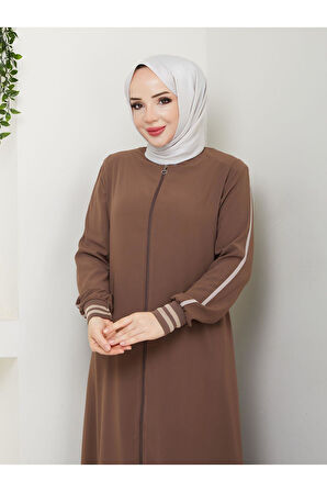 Gündelik Hac Ve Umrelik Ribanalı Şeritli Ferace