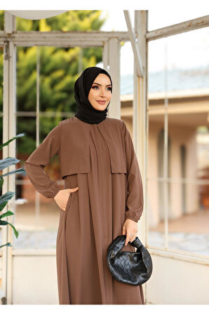 Hac Ve Umrelik Cepkenli Medine Ipeği Ferace