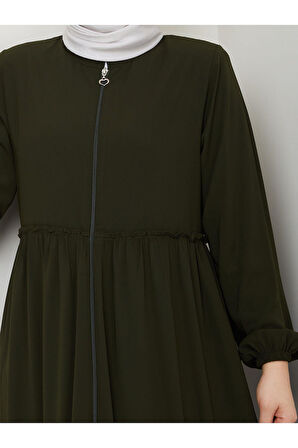 Hac Ve Umrelik Büzgü Detaylı Medine Ipeği Ferace