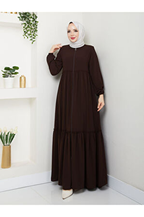 Hac Ve Umrelik Büzgü Detaylı Medine Ipeği Ferace
