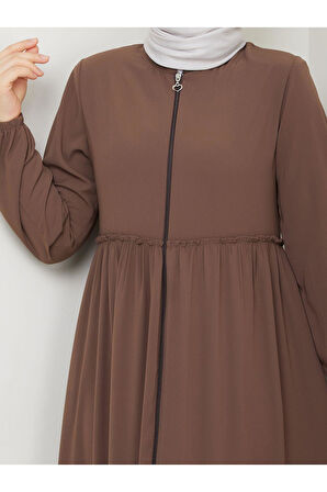 Hac Ve Umrelik Büzgü Detaylı Medine Ipeği Ferace