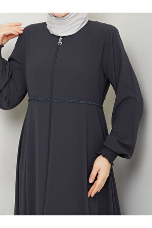 Gündelik Hac Ve Umrelik Mevlana Ortası Işlemeli Ferace