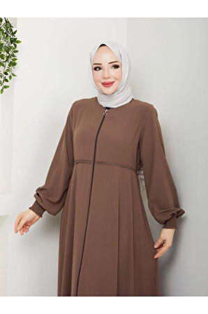 Gündelik Hac Ve Umrelik Mevlana Ortası Işlemeli Ferace