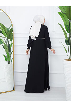 Gündelik Hac Ve Umrelik Nakışlı Mevlana Ferace