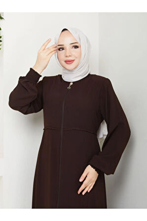 Gündelik Hac Ve Umrelik Mevlana Ortası Işlemeli Ferace