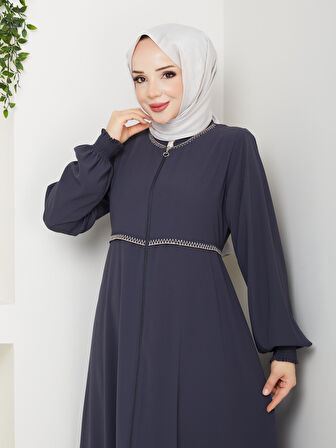 Gündelik Hac Ve Umrelik Nakışlı Mevlana Ferace