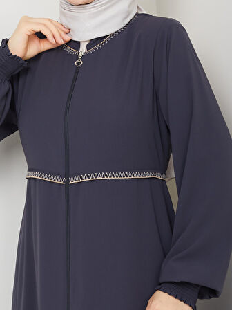 Gündelik Hac Ve Umrelik Nakışlı Mevlana Ferace