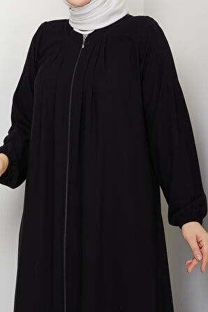 Gündelik Hac Ve Umrelik Boyundan Pileli Ferace