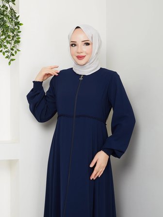 Gündelik Hac Ve Umrelik Mevlana Ortası Işlemeli Ferace