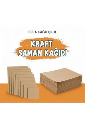 A4 Kraft Saman Kağıdı Paketleme Hobi Etiket Kağıdı 150 gram 100 Adet (0,93KG)