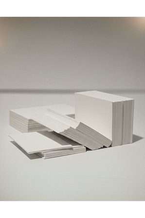 Boş Kelime Kartları Etiket 5X8cm 100 Adet Boş Kart Boş Kartvizit