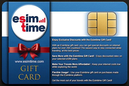 Esimtime 25 Usd Dijital Hediye Kartı