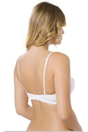 Dolgusuz Straplez Askısız Kullanılabilen Basic Sütyen 7035
