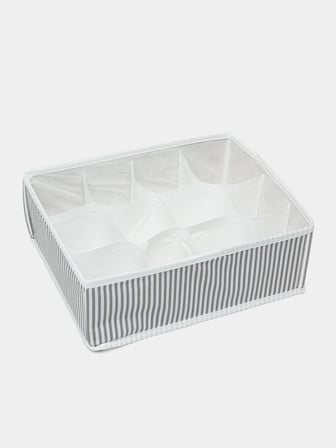 12 Bölmeli Pratik Bölmeli Çekmece Düzenleyici Organizer(iç Çamaşırı Kravat Çorap Düzenleyici)
