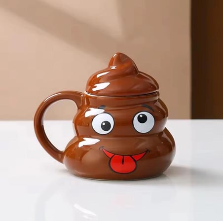 Şakacı Poo Kupa Bardak
