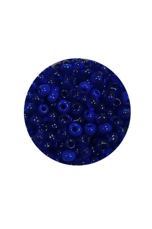 Dökme Cam Kum Boncuk (8/0) 3 mm - 60 Gram - Koyu Mavi - BNC219
