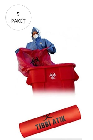 Büyük Boy 80 x 110 cm 700 gr 10 lu Rulo x 5 Paket = 50 Adet (Kırmızı-Siyah Baskılı)