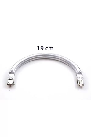 Gizli Metal Oval Çanta Bursu – 19 cm - Metal Çanta Aparatı Çanta Aksesuarı