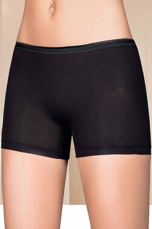 Likralı Kadın Boxer Siyah 2101B