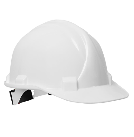 Essafe 1537 Plastik İçlikli Vidalı Deliksiz Baret Beyaz