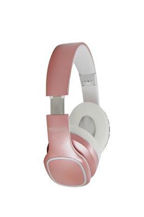 Essence- Kablosuz Kulak Üstü Bluetooth Kulaklık - Rose Gold (Pembe)