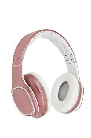 Essence- Kablosuz Kulak Üstü Bluetooth Kulaklık - Rose Gold (Pembe)