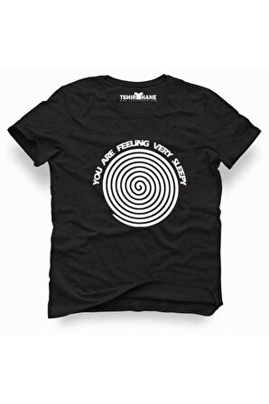 You are Feeling Very Sleepy Komik Baskılı Erkek Dar Kesim Slim Fit t-shirt