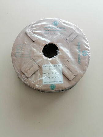 PVC DOĞRAMA KAPI KANAT TAMİR CONTASI SİYAH 50  MT 