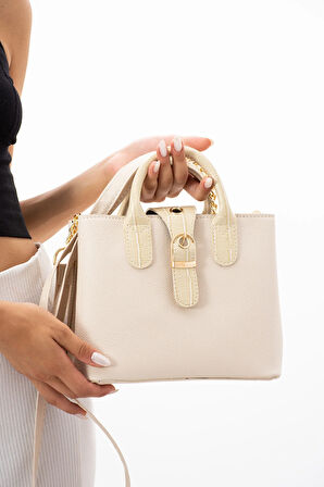 Kadın Çapraz ve El Askılı 2 Bölmeli Çanta