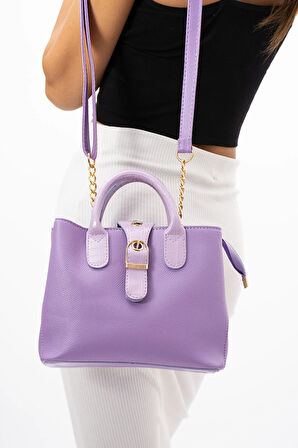 Kadın Çapraz ve El Askılı 2 Bölmeli Çanta