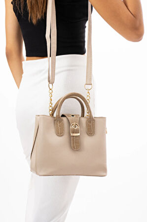 Kadın Çapraz ve El Askılı 2 Bölmeli Çanta