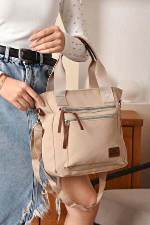 Trendline Minimalist Çok Bölmeli Çapraz Askılı Çanta
