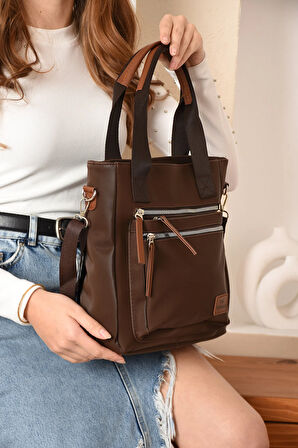 Trendline Minimalist Çok Bölmeli Çapraz Askılı Çanta