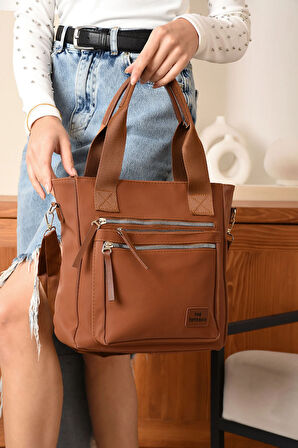 Trendline Minimalist Çok Bölmeli Çapraz Askılı Çanta