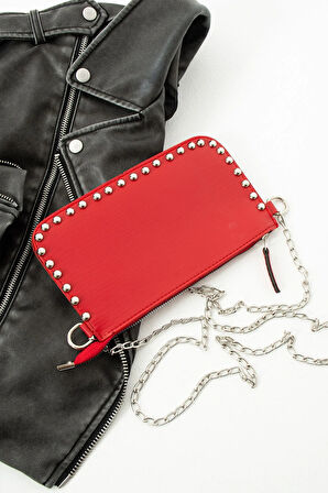 Kadın Zımbalı Omuz Çantası