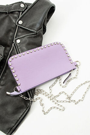 Kadın Zımbalı Omuz Çantası