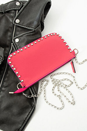 Kadın Zımbalı Omuz Çantası