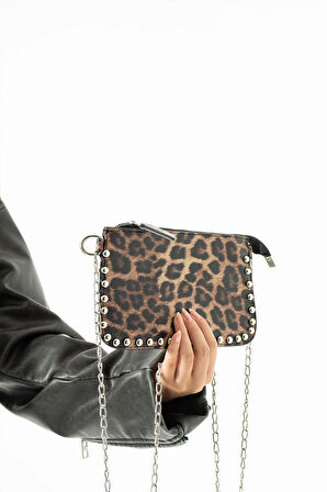 Kadın Zımbalı Omuz Çantası