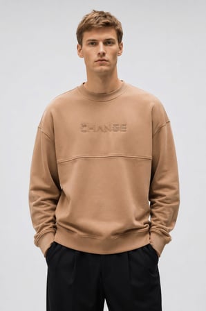 Önü Baskılı Sweatshirt
