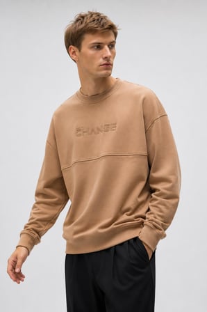 Önü Baskılı Sweatshirt