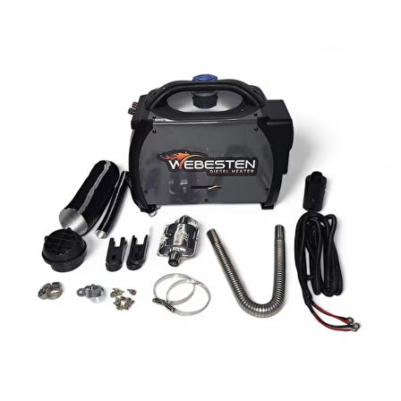 WEBESTEN Taşınabilir Portatif Klima+WEBESTEN Çanta Tipi Dizel Isıtıcı ikili set