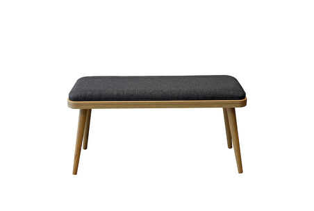 Esyala Saga Mini Bench, Karina Meşe Antrasit 1053