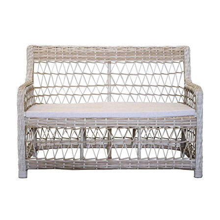 Esyala Rattan Baretta Mini Takım Pufsuz (2-1-1)  70*120 Masa