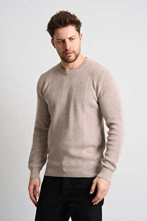 ALEXANDERGARDI Dokulu Siyah Triko Kazak (ET-3633-T)