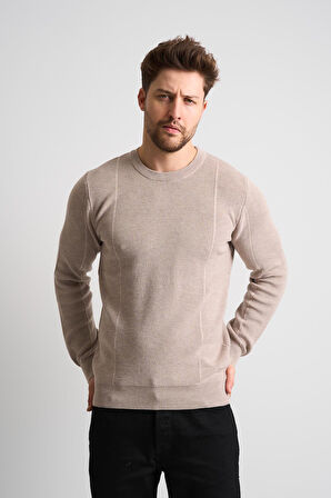 ALEXANDERGARDI Dokulu Siyah Triko Kazak (ET-3633-T)