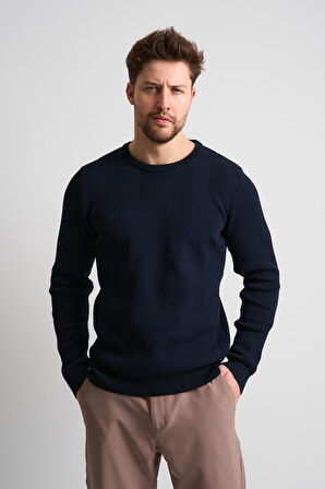 ALEXANDERGARDI Dokulu Erkek Triko Kazak (ET-3636-Y)