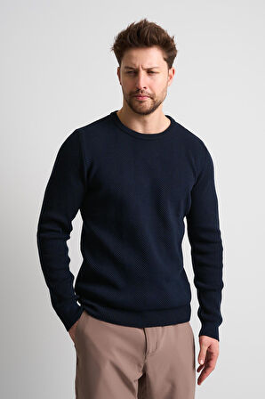 ALEXANDERGARDI Dokulu Erkek Triko Kazak (ET-3636-Y)